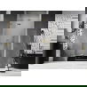Mexen Lunar drzwi prysznicowe uchylne lewe 115 cm, transparent, złote - 834-115-000-50-00-L