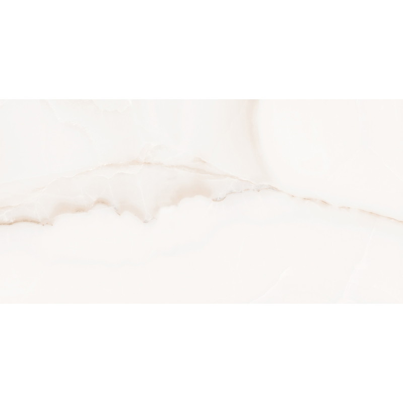 Mexen Onyx White gres szkliwiony rekt. G1, płytka podłogowo-ścienna 120 x 60 cm, połysk - TL106-120-060-01