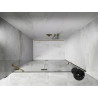 Mexen Lunar drzwi prysznicowe uchylne lewe 140 cm, transparent, złote - 834-140-000-50-00-L
