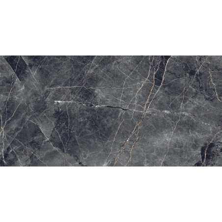 Mexen Eternity Nero gres szkliwiony rekt. G1, płytka podłogowo-ścienna 120 x 60 cm, połysk - TL112-120-060-02