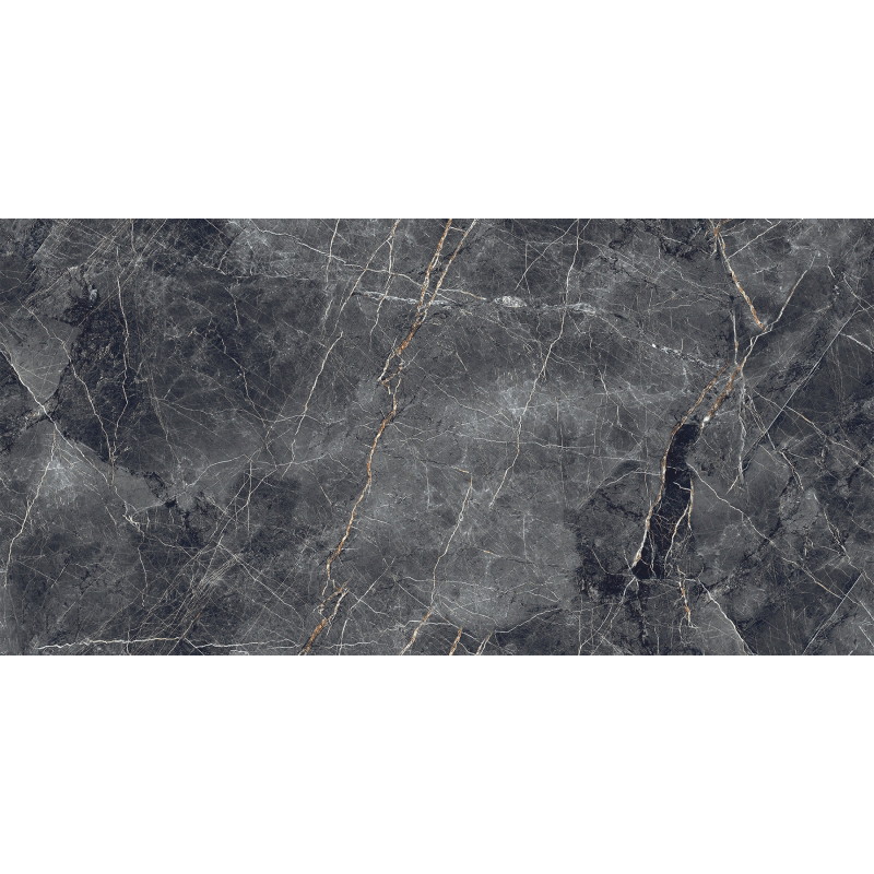 Mexen Eternity Nero gres szkliwiony rekt. G1, płytka podłogowo-ścienna 120 x 60 cm, połysk - TL112-120-060-02
