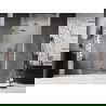 Mexen Lunar drzwi prysznicowe uchylne lewe 95 cm, transparent, różowe złoto - 834-095-000-60-00-L