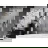 Mexen Lunar drzwi prysznicowe uchylne lewe 70 cm, transparent, gun gray szczotkowany - 834-070-000-66-00-L