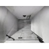 Mexen Lunar drzwi prysznicowe uchylne lewe 90 cm, transparent, gun gray szczotkowany - 834-090-000-66-00-L