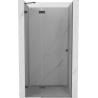 Mexen Lunar drzwi prysznicowe uchylne lewe 105 cm, transparent, gun gray szczotkowany - 834-105-000-66-00-L