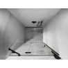 Mexen Lunar drzwi prysznicowe uchylne lewe 80 cm, transparent, czarne - 834-080-000-70-00-L