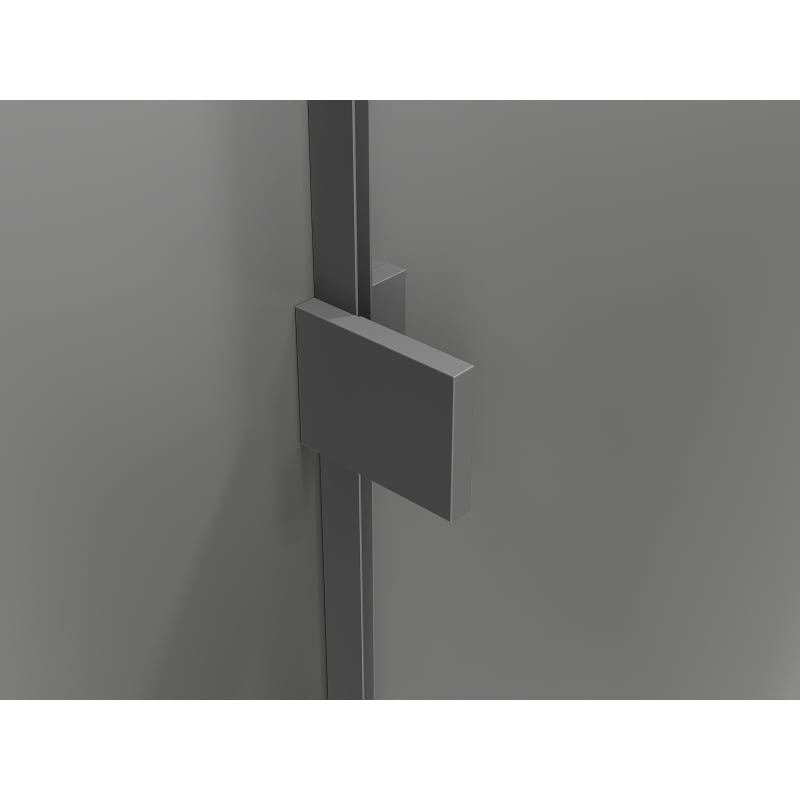 Mexen Lunar drzwi prysznicowe uchylne lewe 70 cm, transparent, gun metal - 834-070-000-95-00-L