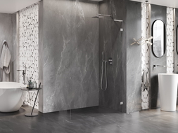 Mexen Lunar L ścianka prysznicowa Walk-in prawa 60 x 200 cm, transparent 8 mm, chrom - 830L-060-000-01-00-P