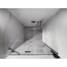 Mexen Lunar drzwi prysznicowe uchylne lewe 115 cm, transparent, nikiel szczotkowany - 834-115-000-97-00-L