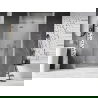 Mexen Lunar drzwi prysznicowe uchylne lewe 120 cm, transparent, nikiel szczotkowany - 834-120-000-97-00-L