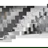 Mexen Lunar drzwi prysznicowe uchylne lewe 120 cm, transparent, nikiel szczotkowany - 834-120-000-97-00-L