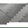Mexen Lunar drzwi prysznicowe uchylne lewe 120 cm, transparent, nikiel szczotkowany - 834-120-000-97-00-L