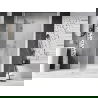 Mexen Lunar drzwi prysznicowe uchylne lewe 135 cm, transparent, nikiel szczotkowany - 834-135-000-97-00-L