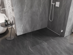 Mexen Lunar L ścianka prysznicowa Walk-in prawa 60 x 200 cm, transparent 8 mm, biała - 830L-060-000-20-00-P