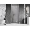 Mexen Lunar drzwi prysznicowe uchylne prawe 75 cm, transparent, chrom - 834-075-000-01-00-P