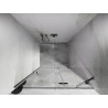 Mexen Lunar drzwi prysznicowe uchylne prawe 100 cm, transparent, chrom - 834-100-000-01-00-P