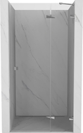 Mexen Lunar drzwi prysznicowe uchylne prawe 110 cm, transparent, chrom - 834-110-000-01-00-P
