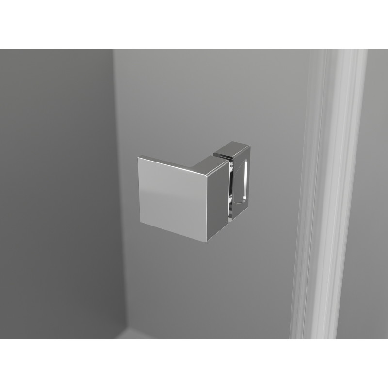 Mexen Lunar drzwi prysznicowe uchylne prawe 120 cm, transparent, chrom - 834-120-000-01-00-P