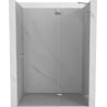 Mexen Lunar drzwi prysznicowe uchylne prawe 140 cm, transparent, chrom - 834-140-000-01-00-P