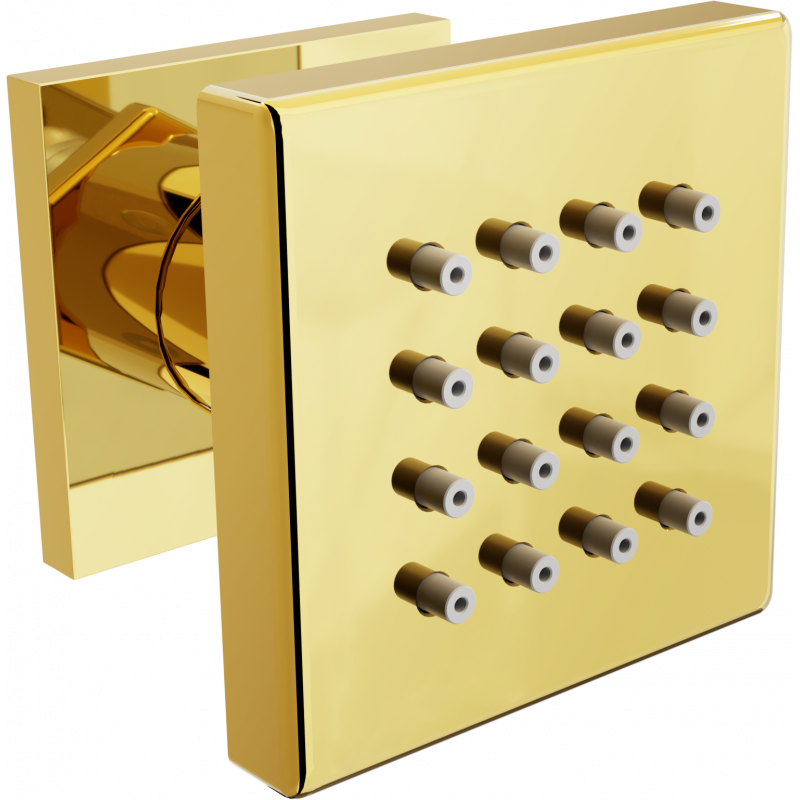 Mexen dysza boczna natynkowa, złota - 79360-50