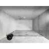 Mexen Lunar drzwi prysznicowe uchylne prawe 140 cm, transparent, białe - 834-140-000-20-00-P