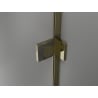 Mexen Lunar drzwi prysznicowe uchylne prawe 95 cm, transparent, złote - 834-095-000-50-00-P
