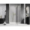 Mexen Lunar drzwi prysznicowe uchylne prawe 140 cm, transparent, złote - 834-140-000-50-00-P