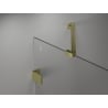 Mexen Lunar drzwi prysznicowe uchylne prawe 70 cm, transparent, złote szczotkowane - 834-070-000-55-00-P