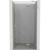 Mexen Lunar drzwi prysznicowe uchylne prawe 115 cm, transparent, złote szczotkowane - 834-115-000-55-00-P