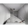 Mexen Lunar drzwi prysznicowe uchylne prawe 70 cm, transparent, różowe złoto - 834-070-000-60-00-P