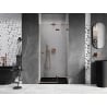 Mexen Lunar drzwi prysznicowe uchylne prawe 95 cm, transparent, różowe złoto - 834-095-000-60-00-P