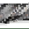 Mexen Lunar drzwi prysznicowe uchylne prawe 110 cm, transparent, różowe złoto - 834-110-000-60-00-P