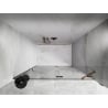 Mexen Lunar drzwi prysznicowe uchylne prawe 135 cm, transparent, różowe złoto - 834-135-000-60-00-P