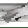Mexen Lunar drzwi prysznicowe uchylne prawe 140 cm, transparent, różowe złoto - 834-140-000-60-00-P