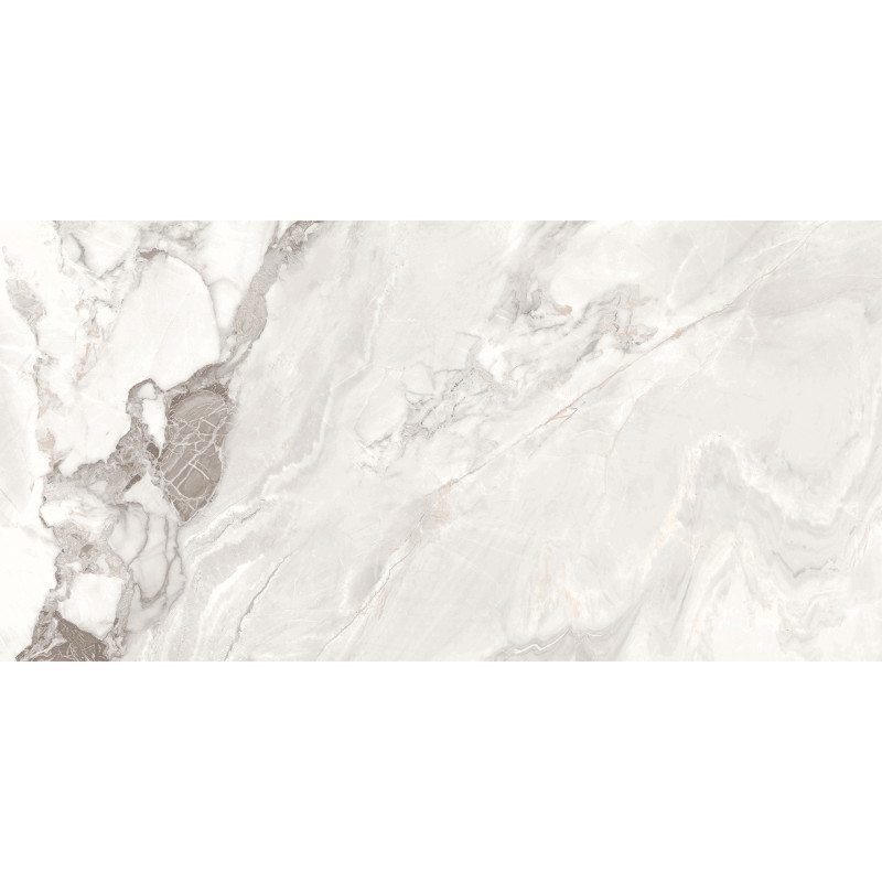 Mexen Limos White gres szkliwiony rekt. G1, płytka podłogowo-ścienna 120 x 60 cm, połysk - TL127-120-060-03