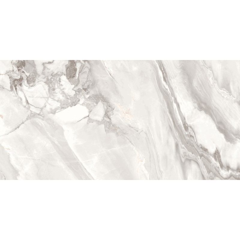 Mexen Limos White gres szkliwiony rekt. G1, płytka podłogowo-ścienna 120 x 60 cm, połysk - TL127-120-060-03