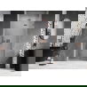 Mexen Lunar drzwi prysznicowe uchylne prawa 85 cm, transparent, miedź szczotkowana - 834-085-000-65-00-P
