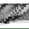 Mexen Lunar drzwi prysznicowe uchylne prawa 85 cm, transparent, miedź szczotkowana - 834-085-000-65-00-P