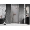 Mexen Lunar drzwi prysznicowe uchylne prawa 95 cm, transparent, miedź szczotkowana - 834-095-000-65-00-P