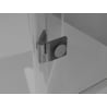 Mexen Lunar drzwi prysznicowe uchylne prawe 135 cm, transparent, gun gray szczotkowany - 834-135-000-66-00-P