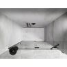 Mexen Lunar drzwi prysznicowe uchylne prawe 140 cm, transparent, gun gray szczotkowany - 834-140-000-66-00-P
