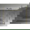 Mexen Kioto ścianka prysznicowa wolnostojąca 140 x 200 cm, transparent/szron 8 mm, złota - 800-140-002-50-35