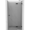 Mexen Lunar drzwi prysznicowe uchylne prawe 100 cm, transparent, czarne - 834-100-000-70-00-P