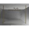 Mexen Kioto ścianka prysznicowa wolnostojąca 100 x 200 cm, szron 8 mm, złota - 800-100-002-50-30