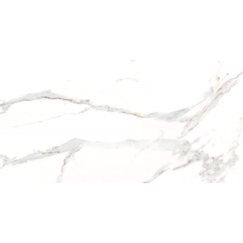 Mexen Agata White gres szkliwiony rekt. G1, płytka podłogowo-ścienna 120 x 60 cm, połysk - TL144-120-060-00