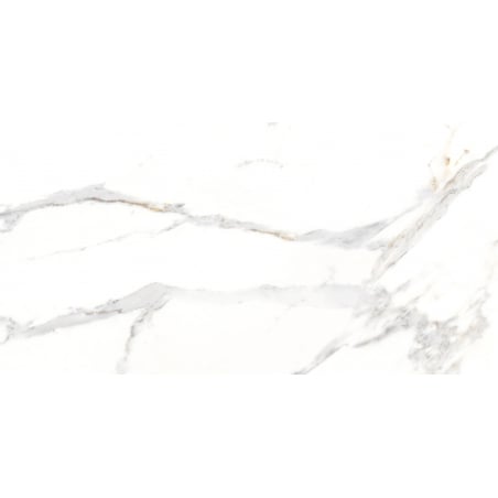 Mexen Agata White gres szkliwiony rekt. G1, płytka podłogowo-ścienna 120 x 60 cm, połysk - TL144-120-060-00
