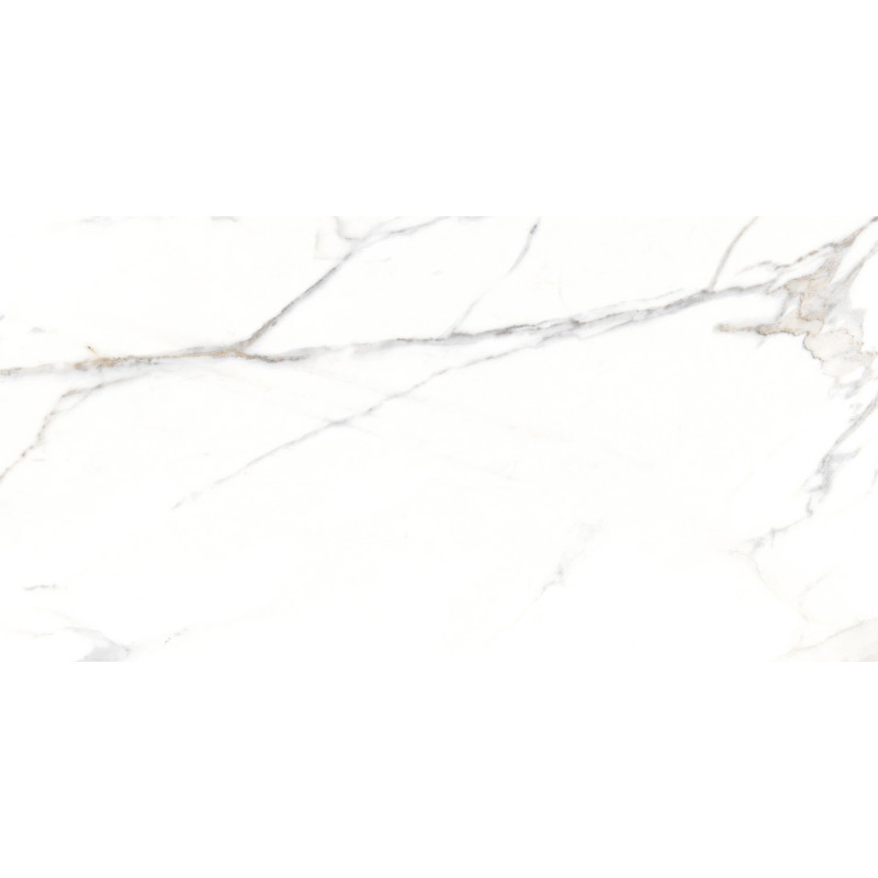 Mexen Agata White gres szkliwiony rekt. G1, płytka podłogowo-ścienna 120 x 60 cm, połysk - TL144-120-060-00