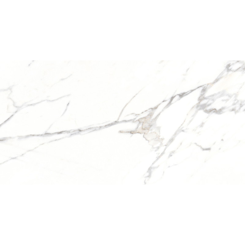 Mexen Agata White gres szkliwiony rekt. G1, płytka podłogowo-ścienna 120 x 60 cm, połysk - TL144-120-060-00