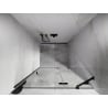 Mexen Lunar drzwi prysznicowe uchylne prawe 120 cm, transparent, czarne - 834-120-000-70-00-P