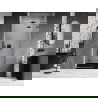 Mexen Lunar drzwi prysznicowe uchylne prawe 70 cm, transparent, gun metal - 834-070-000-95-00-P